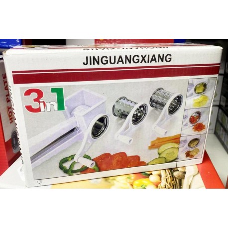 Ручная вращающаяся барабанная терка 3 в 1 JINGUANGXIANG  оптом-9