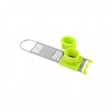 Терка для чеснока и сыра из нержавеющей стали с защитой от порезов  оптом-3