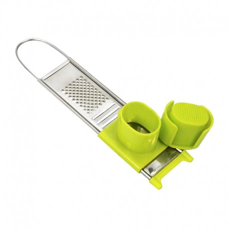 Терка для чеснока и сыра из нержавеющей стали с защитой от порезов  оптом-1