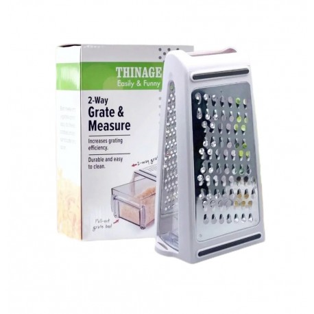 Терка двухсторонняя Easily & Funny 2-Way Grate & Measure из нержавеющей стали