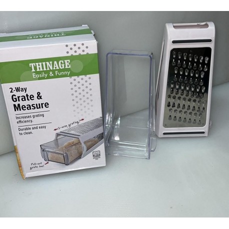 Терка двухсторонняя Easily & Funny 2-Way Grate & Measure из нержавеющей стали-6