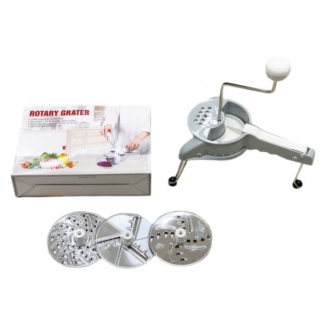 Терка механическая ручная из нержавеющей стали c 3 лезвиями  оптом-2