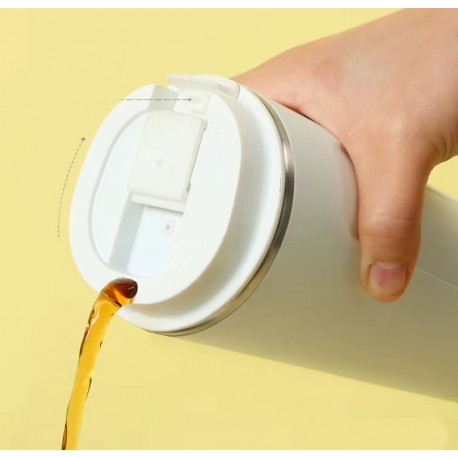 Беспроводная Термокружка магнитная, 400 мл для смешивания  оптом-9