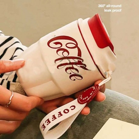 Кофейная Термокружка Coca Coffee 260 мл  оптом-5