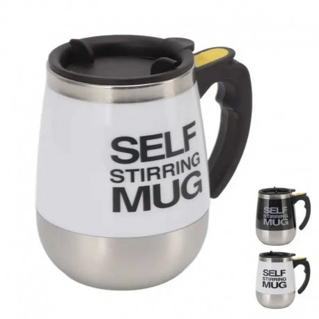 Самоперемешивающаяся кружка для кофе SELF Stirring MUG 400 мл  оптом-3