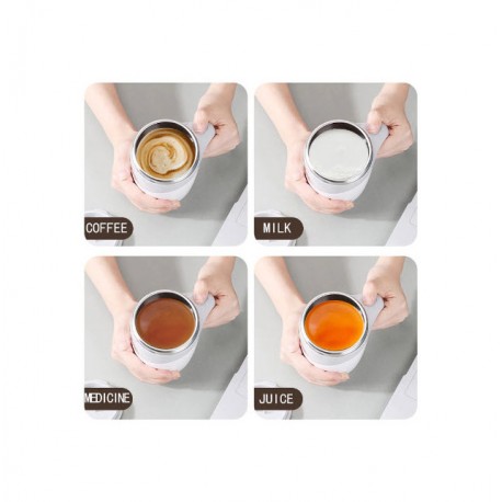 Термокружка Multi-Functional Magnetized Stirring Cup DTM-630 с автоматическим перемешиванием  380 мл  оптом-4