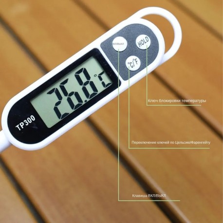 Термометр кулинарный milochic-8