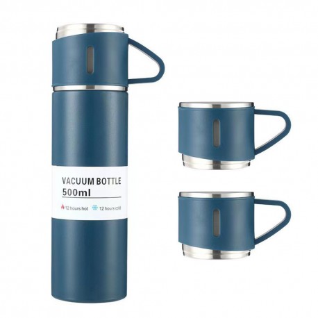 Набор термос 500 мл с кружками Vacuum Flask Set  оптом-1