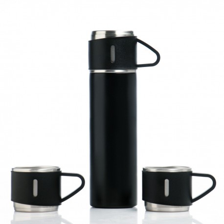 Набор термос 500 мл с кружками Vacuum Flask Set  оптом-7