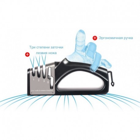 Точилка для ножей 4 в 1 sharpener  оптом-7