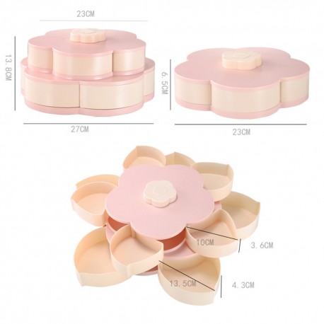 Менажница вращающаяся для сладостей, фруктов, орехов  оптом-4