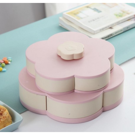 Менажница вращающаяся для сладостей, фруктов, орехов  оптом-8