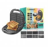 Вафельница JAMAKY 8 в 1 JMK2014 Sandwich Maker 1500W 
