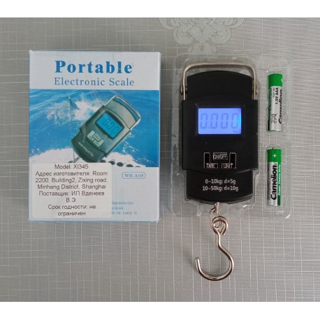 Электронные ручные крановые весы WH-A08 до 50 кг  оптом-4