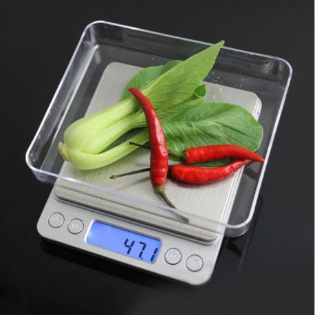 Профессиональные цифровые настольные весы с двумя прозрачными чашами  оптом-8