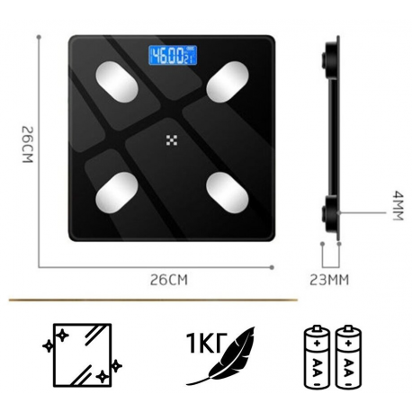 Умные Напольные Smart Весы  оптом-5