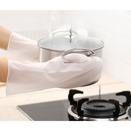 Волшебные силиконовые перчатки для мытья посуды 2 шт  оптом-8