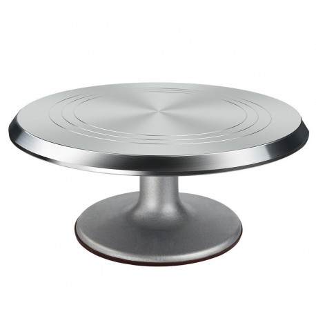 Вращающаяся металлическая подставка для торта 30 см  оптом