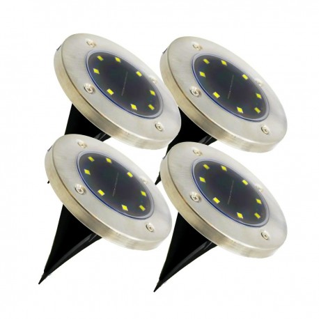 Набор уличных LED светильников на солнечной батарее 4 шт  оптом