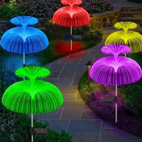 Садовый светильник МЕДУЗА на солнечной батарее для сада 2 шт  оптом-11