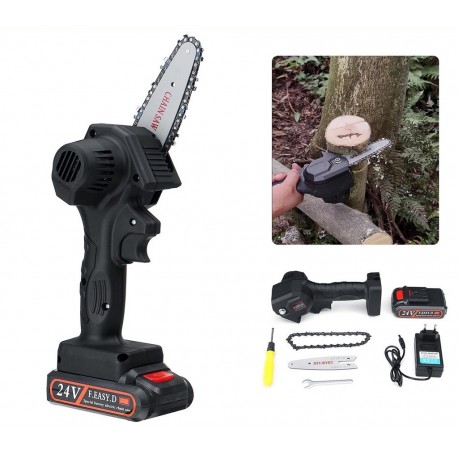 Электрическая цепная мини-пила MINI ELECTRIC CHAINSAW 24В  оптом-2