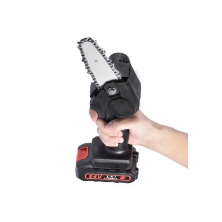 Портативная мини-цепная пила на аккумуляторе 24В для сада  оптом-4