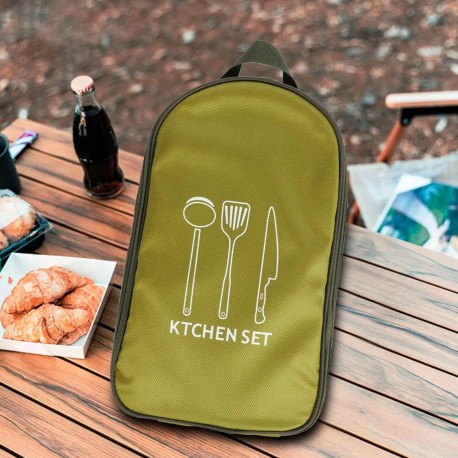 Сумка-органайзер KITCHEN SET для кухонной утвари для отдыха на природе, кемпинга  оптом-9