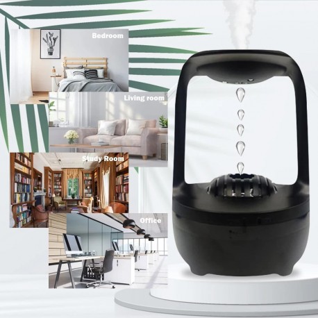 Антигравитационный Увлажнитель Воздуха DAOXIN КАПЛИ ВОДЫ паровой 500 мл  оптом-5