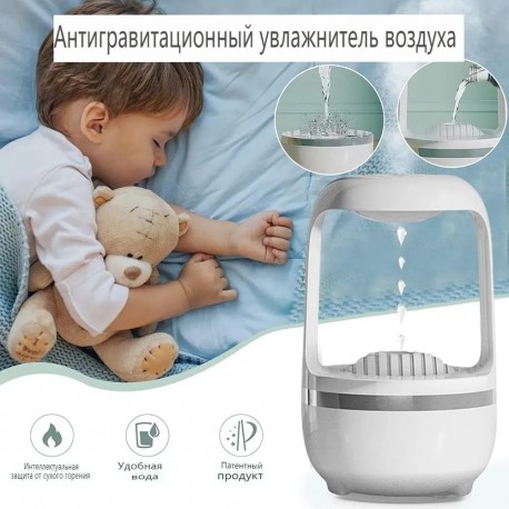 Антигравитационный Увлажнитель Воздуха DAOXIN КАПЛИ ВОДЫ паровой 500 мл  оптом-4