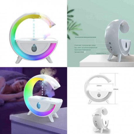 Антигравитационный увлажнитель воздуха система ультразвукового испарения 350 мл  оптом-5