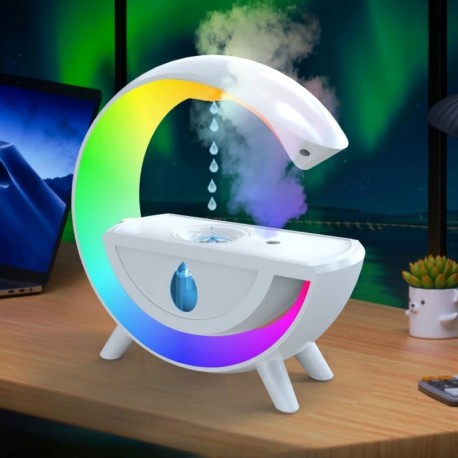 Антигравитационный увлажнитель воздуха система ультразвукового испарения 350 мл  оптом-8