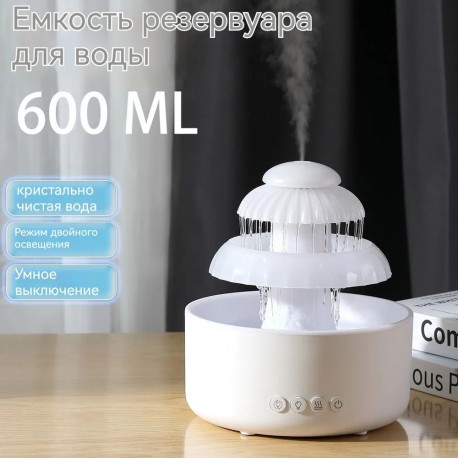 Увлажнитель воздуха, ароматический диффузор Фонтан, 600 мл  оптом-3