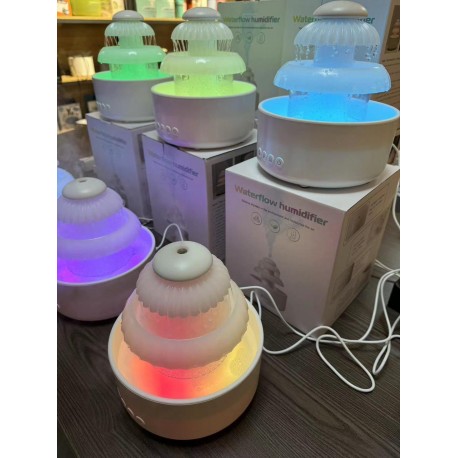 Увлажнитель воздуха, ароматический диффузор Фонтан, 600 мл  оптом-7