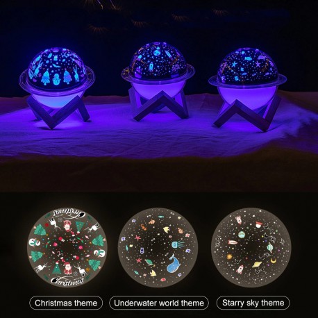 Детский проектор, Увлажнитель воздуха, Ночник звездное небо 3 в 1  оптом-7