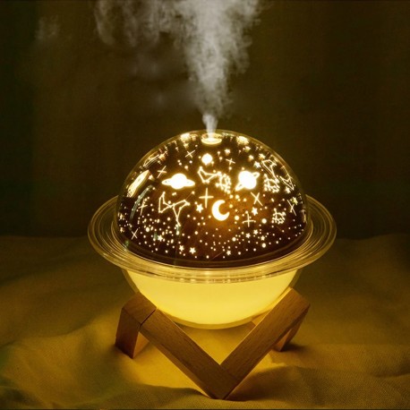 Детский проектор, Увлажнитель воздуха, Ночник звездное небо 3 в 1  оптом-8