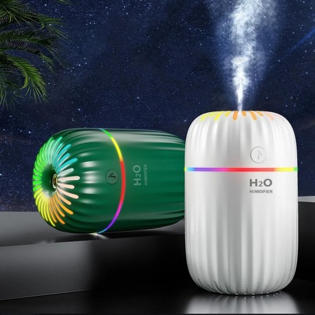 Электрический увлажнитель воздуха, аромадиффузор 300 мл с подсветкой  оптом-7