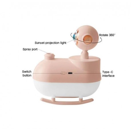 Мини-мультяшный увлажнитель воздуха WF-004  оптом-2