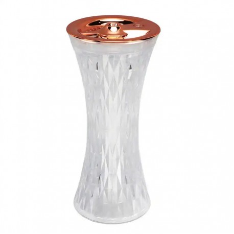 Мини-увлажнитель воздуха ХРУСТАЛЬНАЯ ВАЗА для бара с распылителем эфирного масла USB-зарядка 270 мл  оптом-2