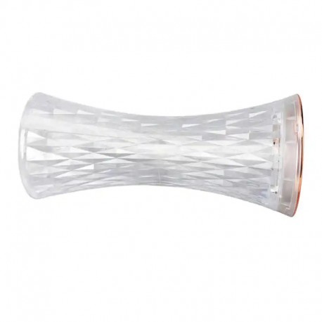 Мини-увлажнитель воздуха ХРУСТАЛЬНАЯ ВАЗА для бара с распылителем эфирного масла USB-зарядка 270 мл  оптом-5