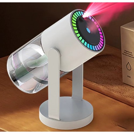 Портативный поворотный мини увлажнитель воздуха с LED подсветкой Humidifier  оптом-6