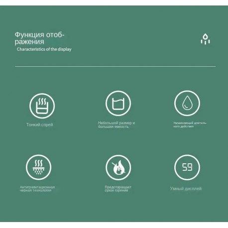 Настольный Ультразвуковой Увлажнитель Воздуха с часами 800 мл  оптом-4