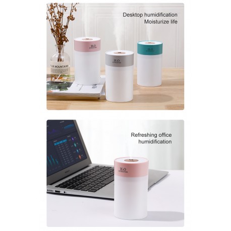 Портативный ультразвуковой увлажнитель-ароматизатор воздуха, 260 мл с 3 режимами тумана  оптом-7