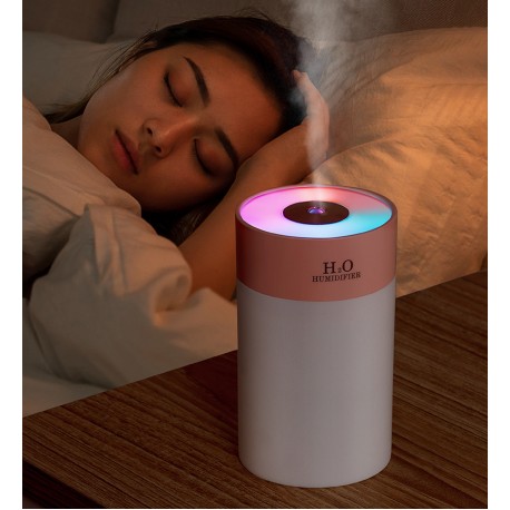 Портативный ультразвуковой увлажнитель-ароматизатор воздуха, 260 мл с 3 режимами тумана  оптом-13
