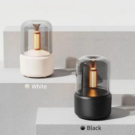 Портативный увлажнитель воздуха Свеча 3 в 1 USB с имитацией 4,5 Вт 120 мл  оптом-3