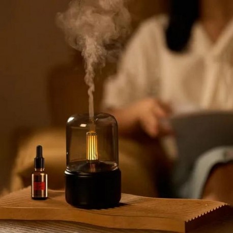 Портативный увлажнитель воздуха Свеча 3 в 1 USB с имитацией 4,5 Вт 120 мл  оптом-6