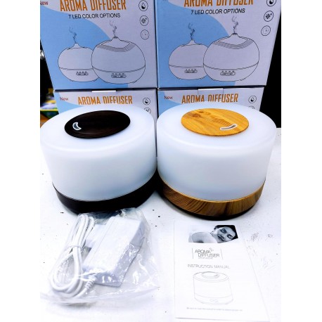 Увлажнитель воздуха 2 в 1  с подсветкой RGB 500 мл  оптом-5