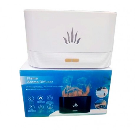 Увлажнитель воздуха Flame Aroma Diffuser AGM Shopp ультразвуковой с эффектом пламени 180 мл  оптом-1