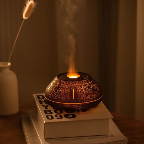 Увлажнитель воздуха Lava Flame для дома с эффектом пламени 130 мл  оптом-2