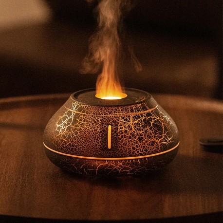 Увлажнитель воздуха Lava Flame для дома с эффектом пламени 130 мл  оптом-3