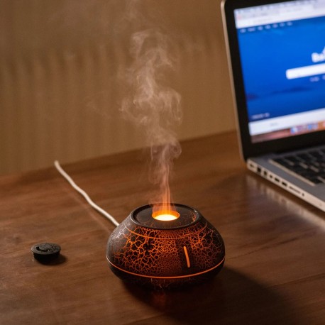 Увлажнитель воздуха Lava Flame для дома с эффектом пламени 130 мл  оптом-8